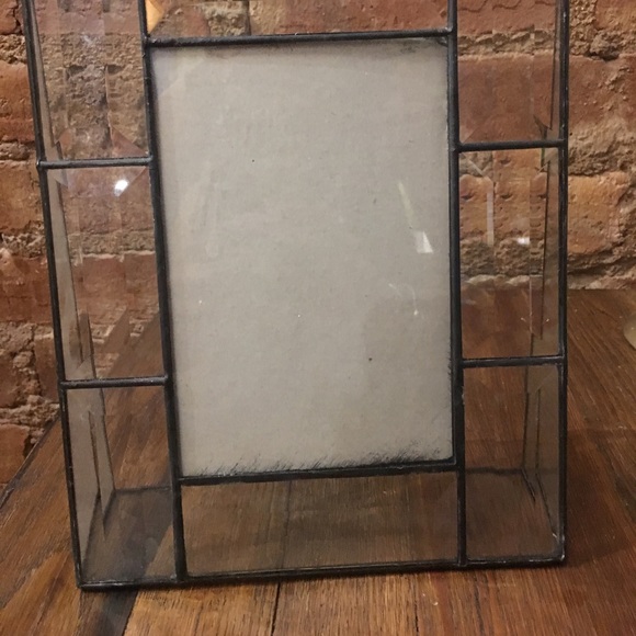 Leaded glass picture frame - Picture 2 of 2